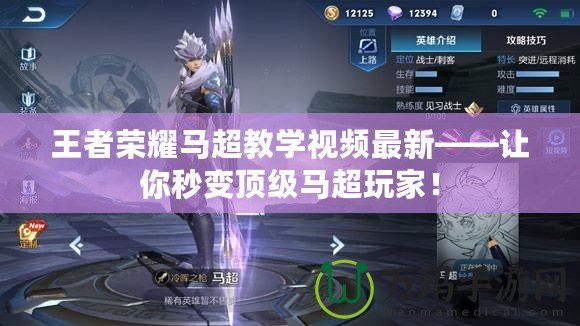 王者榮耀馬超教學視頻最新——讓你秒變頂級馬超玩家！