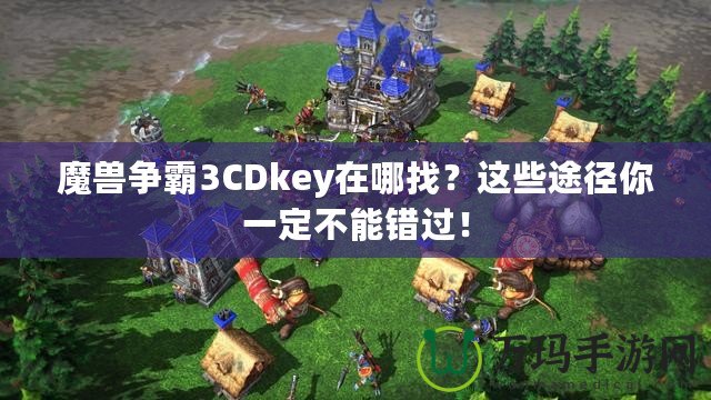 魔獸爭霸3CDkey在哪找？這些途徑你一定不能錯過！