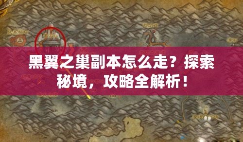 黑翼之巢副本怎么走？探索秘境，攻略全解析！