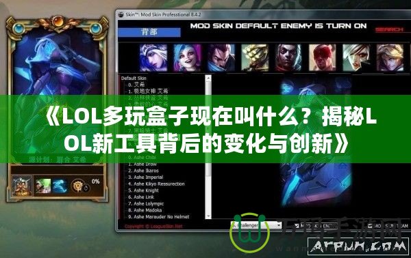 《LOL多玩盒子現(xiàn)在叫什么？揭秘LOL新工具背后的變化與創(chuàng)新》