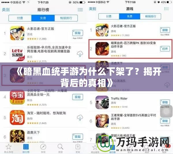 《暗黑血統(tǒng)手游為什么下架了？揭開背后的真相》