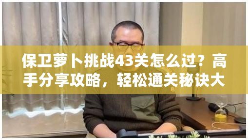 保衛(wèi)蘿卜挑戰(zhàn)43關(guān)怎么過？高手分享攻略，輕松通關(guān)秘訣大揭秘！