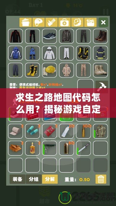求生之路地圖代碼怎么用？揭秘游戲自定義地圖的無(wú)限可能
