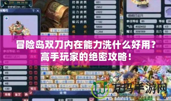 冒險島雙刀內(nèi)在能力洗什么好用？高手玩家的絕密攻略！