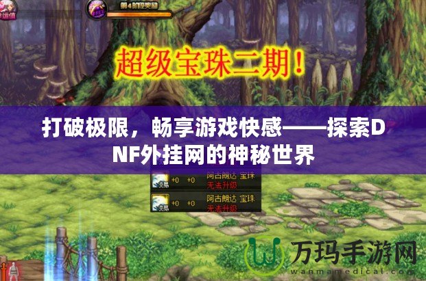 打破極限，暢享游戲快感——探索DNF外掛網(wǎng)的神秘世界