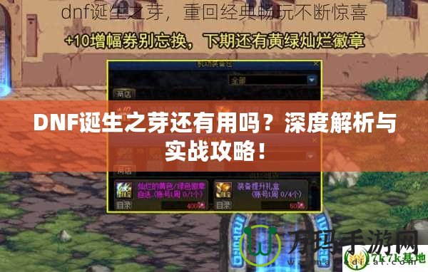 DNF誕生之芽還有用嗎？深度解析與實戰(zhàn)攻略！