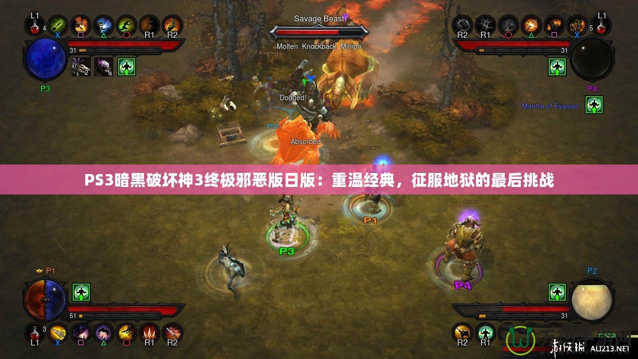 PS3暗黑破壞神3終極邪惡版日版：重溫經(jīng)典，征服地獄的最后挑戰(zhàn)
