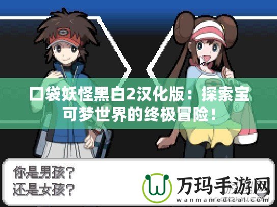 口袋妖怪黑白2漢化版：探索寶可夢(mèng)世界的終極冒險(xiǎn)！