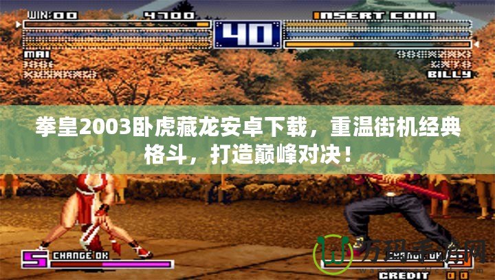 拳皇2003臥虎藏龍安卓下載，重溫街機(jī)經(jīng)典格斗，打造巔峰對決！