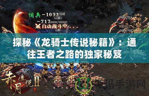 探秘《龍騎士傳說(shuō)秘籍》：通往王者之路的獨(dú)家秘笈