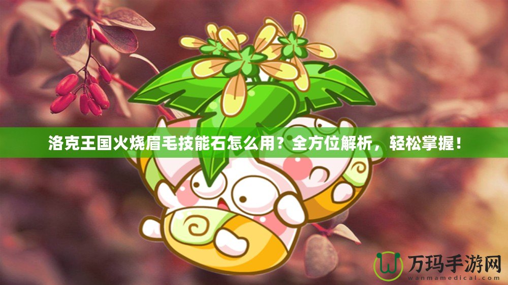 洛克王國火燒眉毛技能石怎么用？全方位解析，輕松掌握！