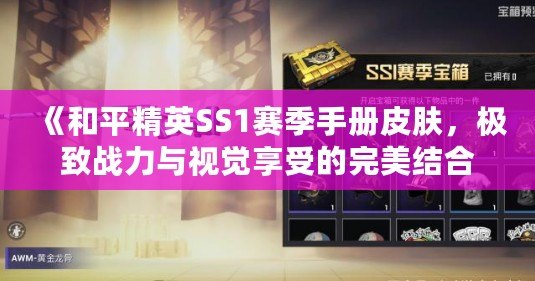 《和平精英SS1賽季手冊皮膚，極致戰(zhàn)力與視覺享受的完美結合》