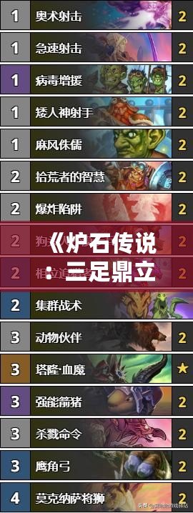 《爐石傳說:三足鼎立的巔峰對決,誰主沉???》 《爐石傳說:三足鼎立的巔峰對決,誰主沉???》