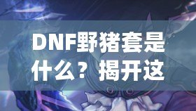 DNF野豬套是什么？揭開這套裝備的神秘面紗，助你征戰(zhàn)地下城！