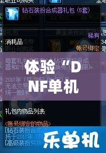 體驗(yàn)“DNF單機(jī)版11.0”：打破網(wǎng)絡(luò)限制，暢享全新戰(zhàn)斗樂趣！