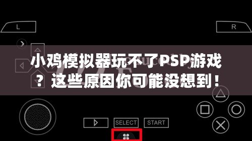 小雞模擬器玩不了PSP游戲？這些原因你可能沒(méi)想到！