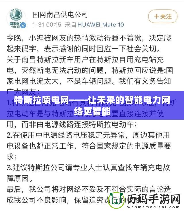 特斯拉噴電網(wǎng)——讓未來(lái)的智能電力網(wǎng)絡(luò)更智能