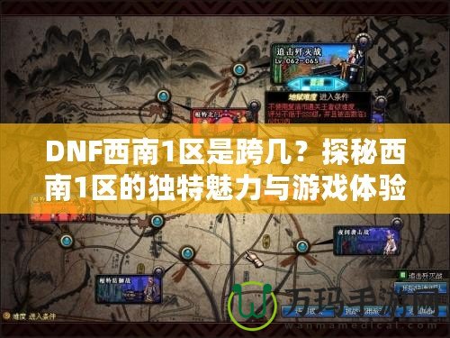 DNF西南1區(qū)是跨幾？探秘西南1區(qū)的獨(dú)特魅力與游戲體驗(yàn)
