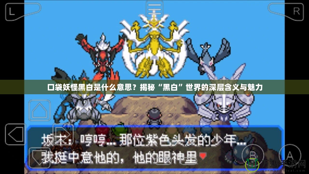 口袋妖怪黑白是什么意思？揭秘“黑白”世界的深層含義與魅力