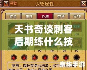 天書奇談刺客后期練什么技能，助你制霸江湖！