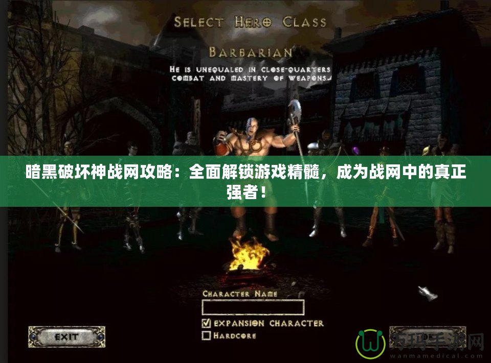 暗黑破壞神戰(zhàn)網(wǎng)攻略：全面解鎖游戲精髓，成為戰(zhàn)網(wǎng)中的真正強(qiáng)者！