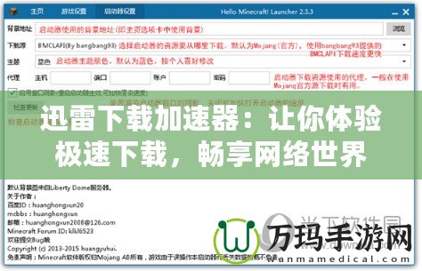 迅雷下載加速器：讓你體驗(yàn)極速下載，暢享網(wǎng)絡(luò)世界