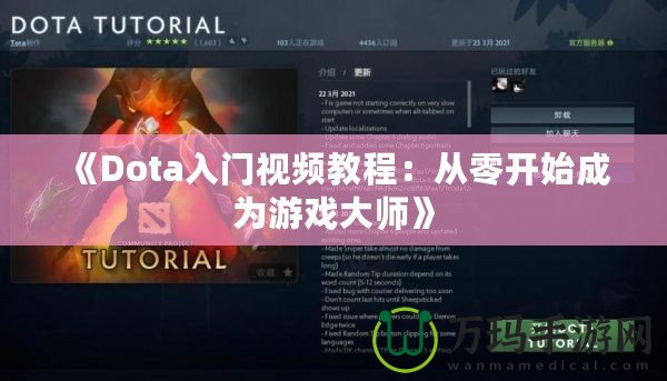 《Dota入門視頻教程：從零開(kāi)始成為游戲大師》