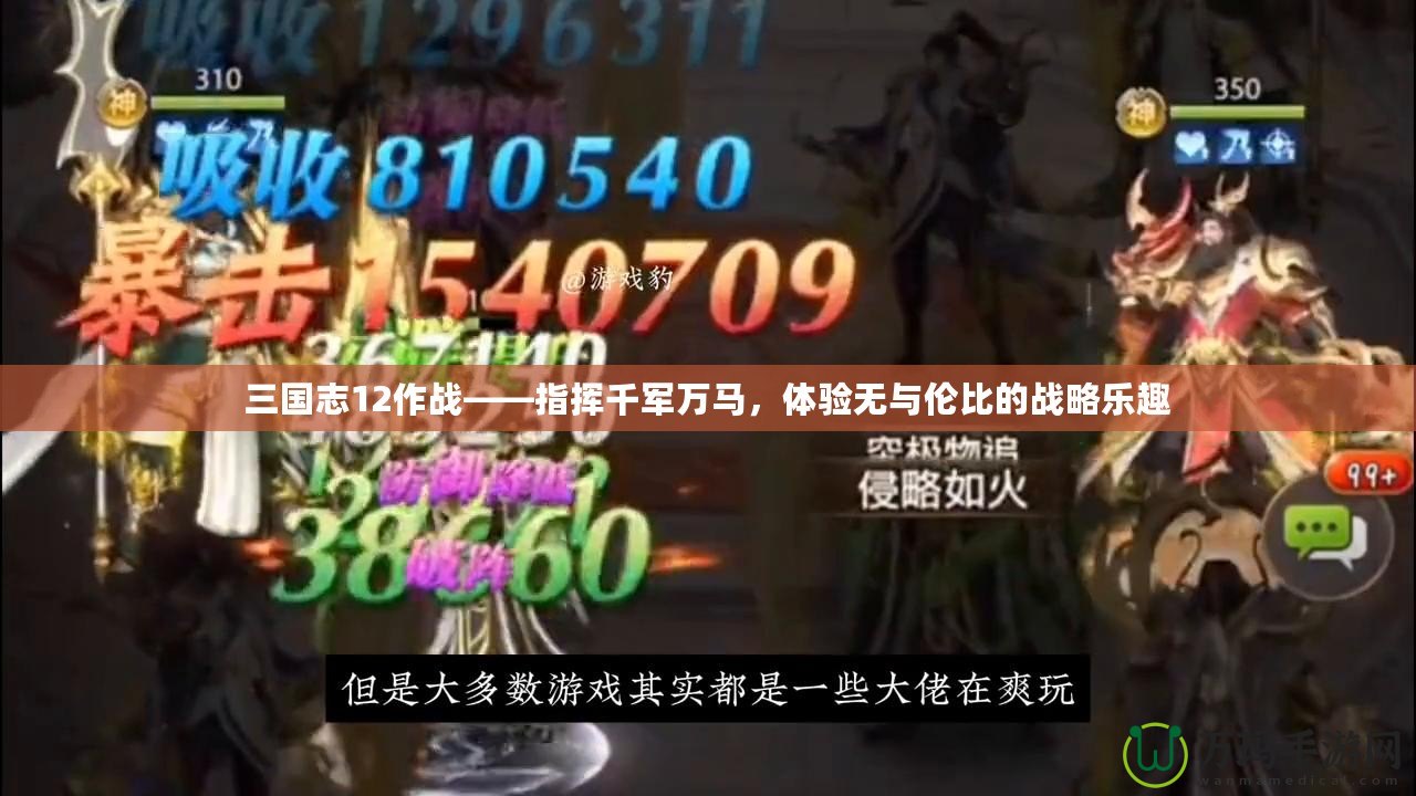 三國志12作戰(zhàn)——指揮千軍萬馬，體驗無與倫比的戰(zhàn)略樂趣