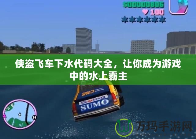 俠盜飛車下水代碼大全，讓你成為游戲中的水上霸主