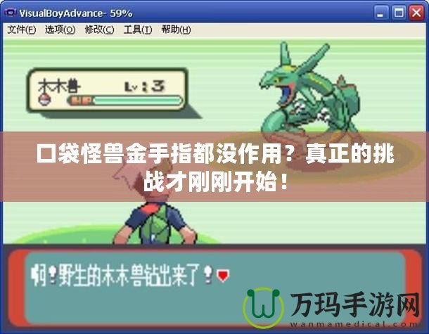 口袋怪獸金手指都沒作用？真正的挑戰(zhàn)才剛剛開始！