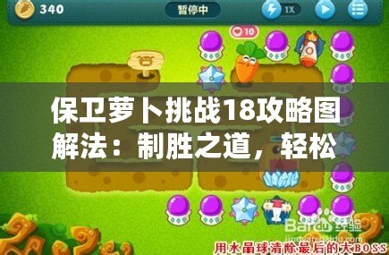 保衛(wèi)蘿卜挑戰(zhàn)18攻略圖解法：制勝之道，輕松過關(guān)