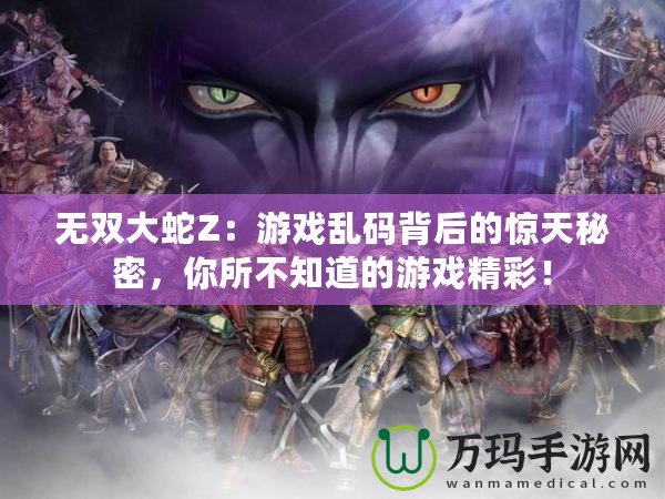 無雙大蛇Z：游戲亂碼背后的驚天秘密，你所不知道的游戲精彩！