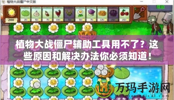 植物大戰(zhàn)僵尸輔助工具用不了？這些原因和解決辦法你必須知道！